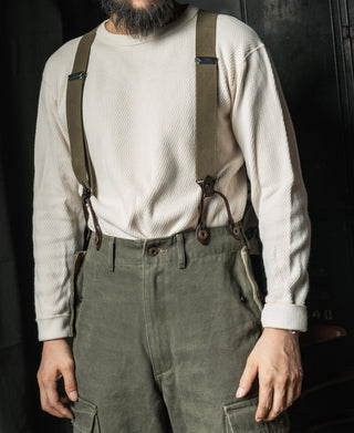 USAF X Back Suspenders - Olive