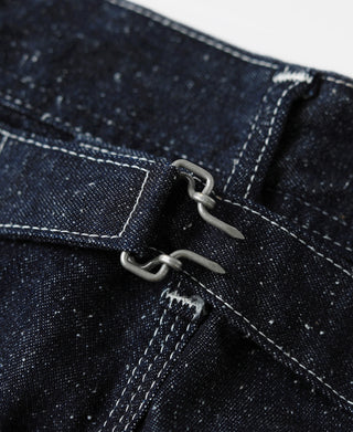 Slub Pearl Yarn Indigo Denim Carpenter Pants