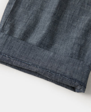 1930s Double-Pleated Chambray Pants