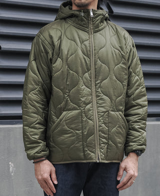 Military Style Quilted Padded Ripstop Nylon Jacket - Experimental Sample