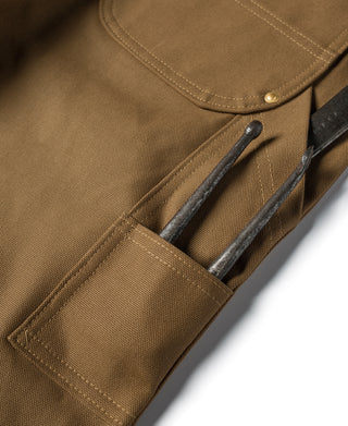Heavy Duty Canvas Double Knee Pants - Brown