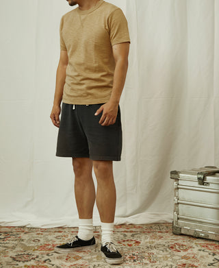 10.5 oz US Cotton Tubular Gusset T-Shirt - Sand