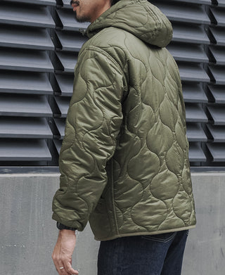 Military Style Quilted Padded Ripstop Nylon Jacket - Experimental Sample