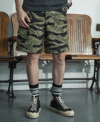 Vietnam War Tiger Camo Shorts