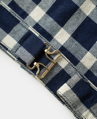 Lot 913 1910s Single-Pocket Palaka Plaid Work Jacket