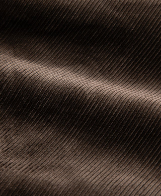 1940s Heavyweight Corduroy Cossack Jacket - Brown