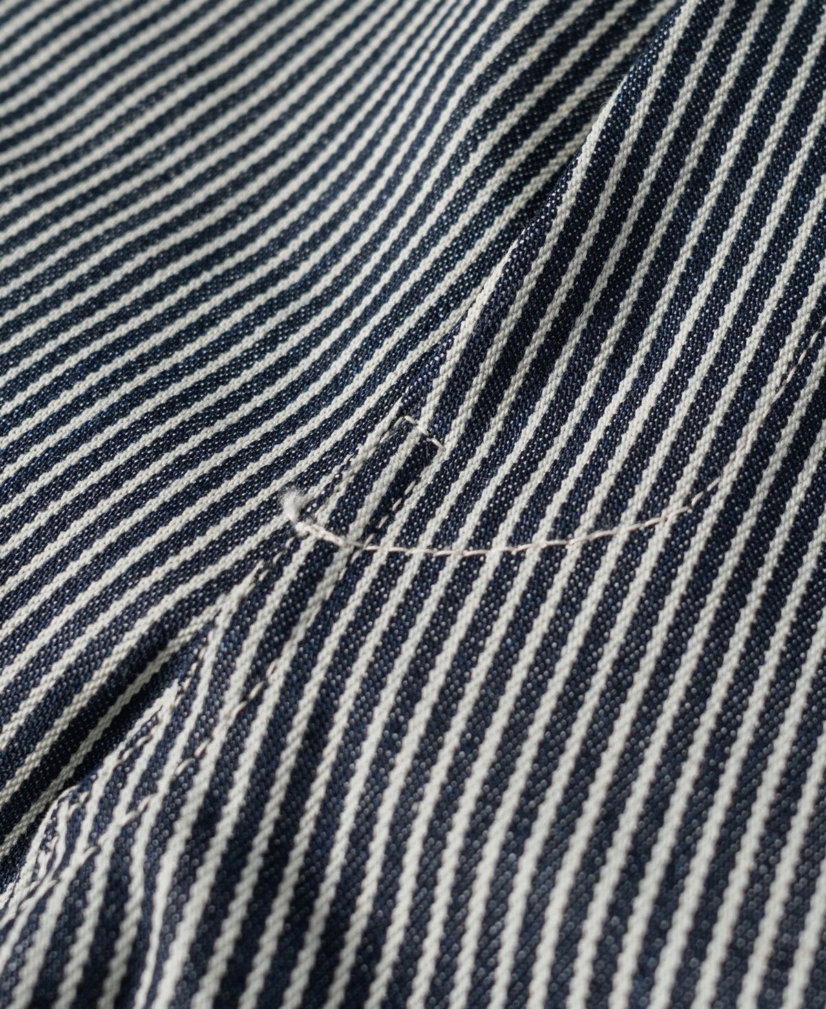 Hickory Stripe Cotton Cargo Shorts