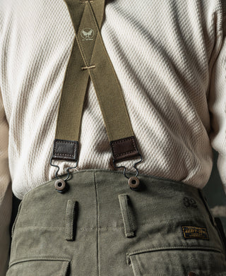 USAF X Back Suspenders - Olive