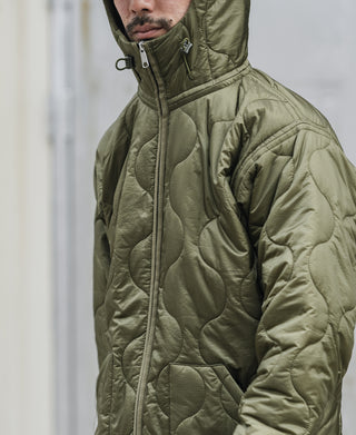 Military Style Quilted Padded Ripstop Nylon Jacket - Experimental Sample