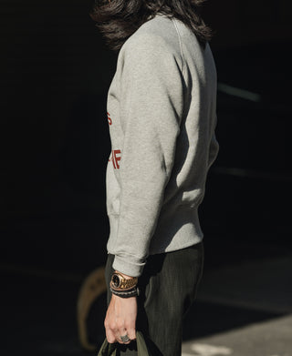 1980s Marine Bulldog Raglan Sweatshirt - Gray