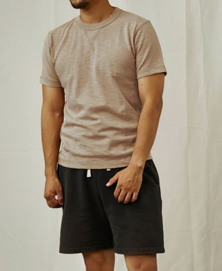 10.5 oz Cotton Tubular Gusset T-Shirt - Sand