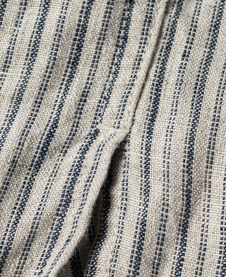 1930s Striped Linen Baseball Shirt