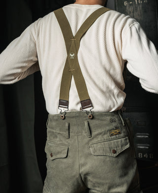 USAF X Back Suspenders - Olive