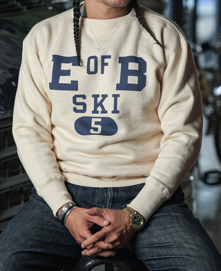 1940s Heavyweight SKI V-Inset Sweater - Apricot