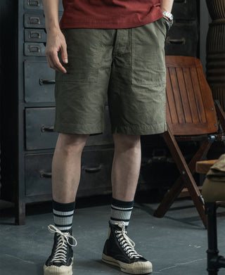 Vietnam War OG-107 Fatigue Utility Shorts - Olive