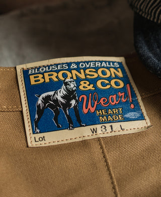 Heavy Duty Canvas Double Knee Pants - Brown