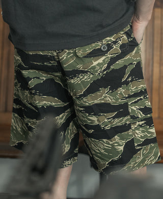 Vietnam War Tiger Camo Shorts