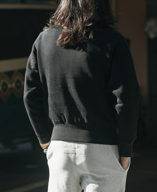 1980s Marine Bulldog Raglan Sweatshirt - Black