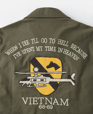 1960s US Army Counselor Shirt Back Embroidery