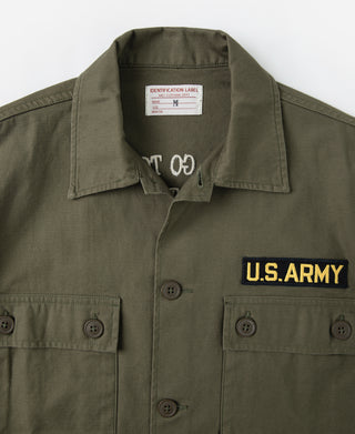 1960s US Army Counselor Shirt Front Detail