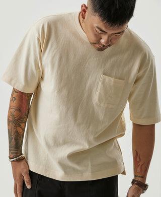 9.8 oz Cotton Classic Pocket T-Shirt - Apricot