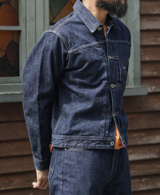 WWII Simplified Model Cowboy Selvedge Denim Jacket