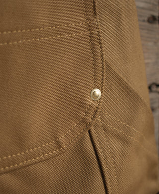 Heavy Duty Canvas Double Knee Pants - Brown