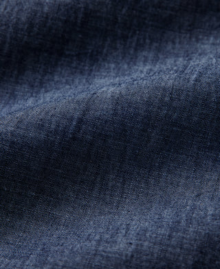 1930s Double-Pleated Chambray Pants