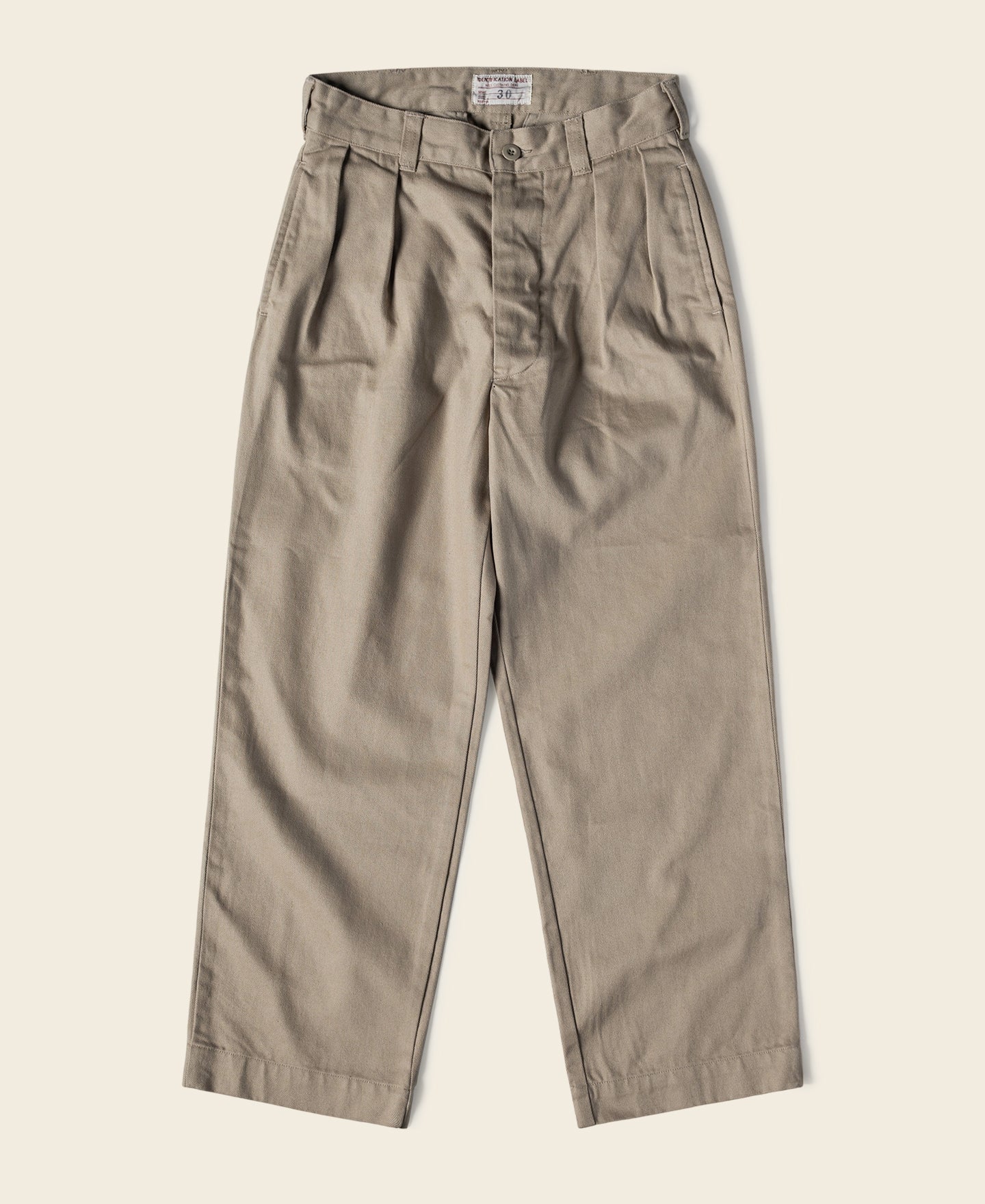 50's FRENCH ARMY M52 CHINO PANTS 24サイズ 50s Vintage Late Version French Army M-52 Chino Pants
