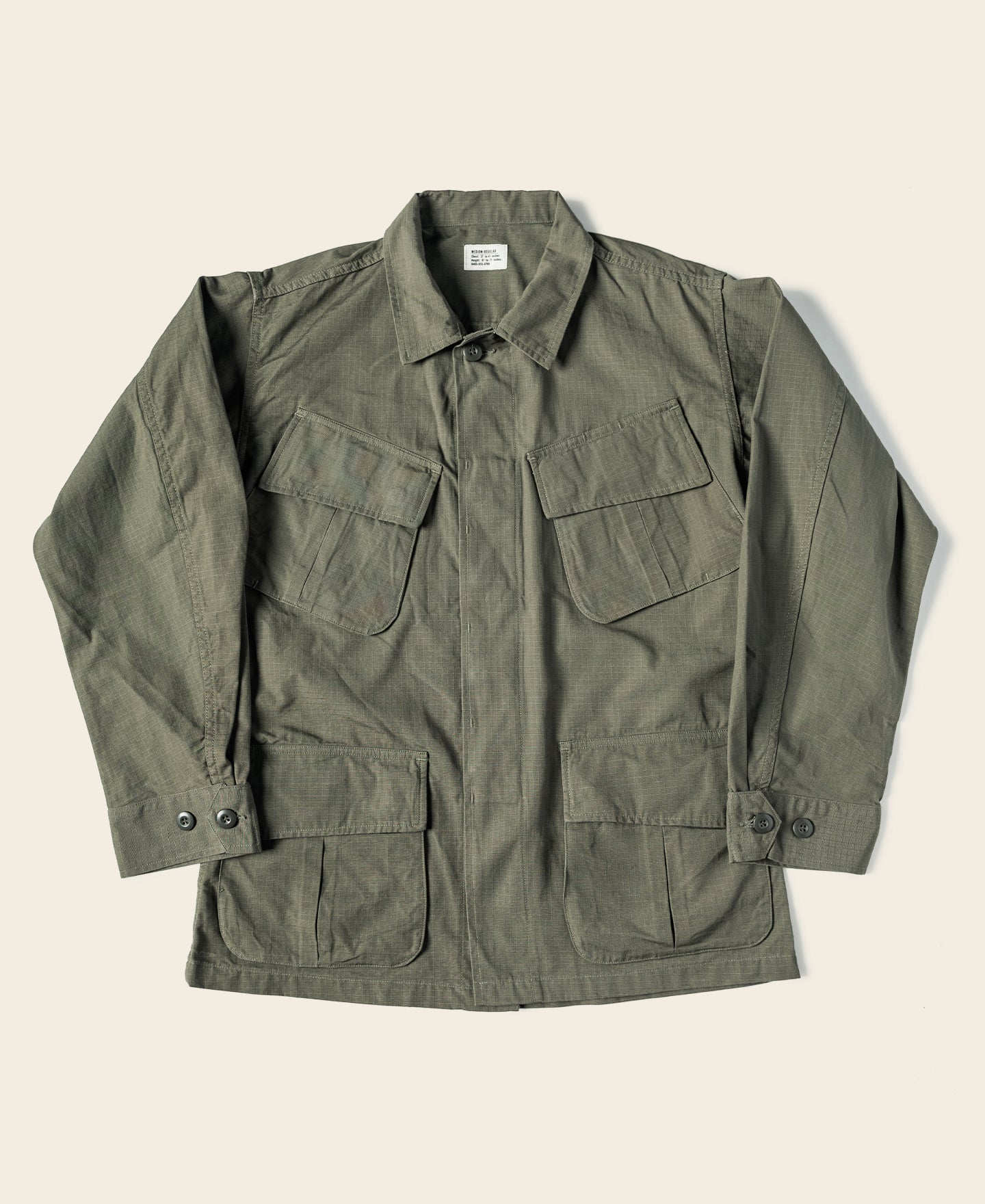 9,340円【60s】 US ARMY Jungle Fatigue Jacket 5th