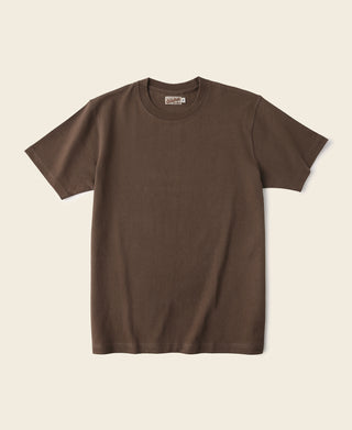 9 oz Cotton Tubular T-Shirt - Coffee