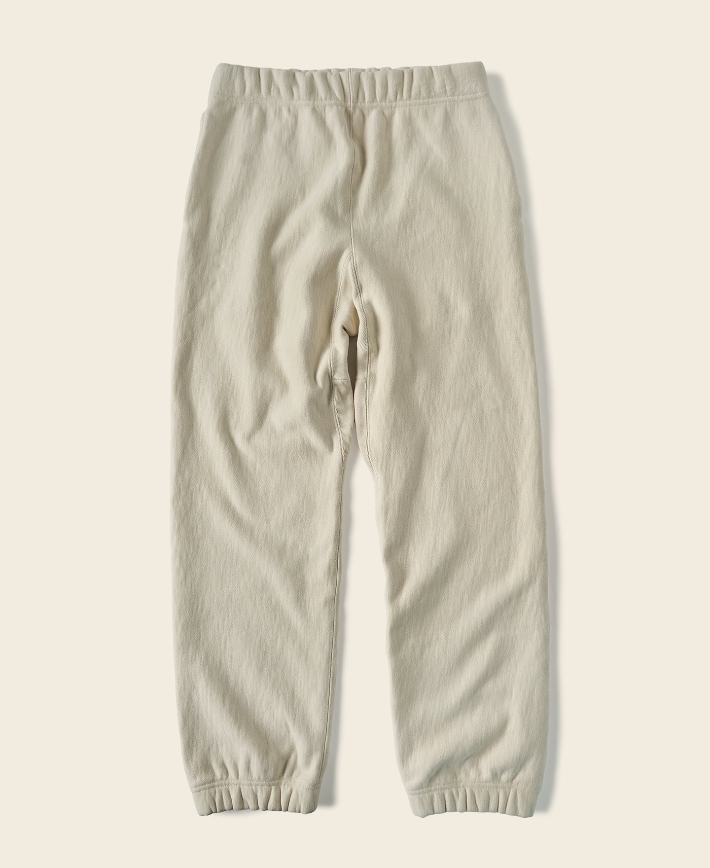 1950s oz Terry Cloth Reverse Weave Sweatpants Apricot
