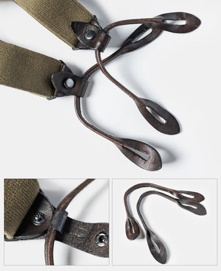 USAF X Back Suspenders - Olive