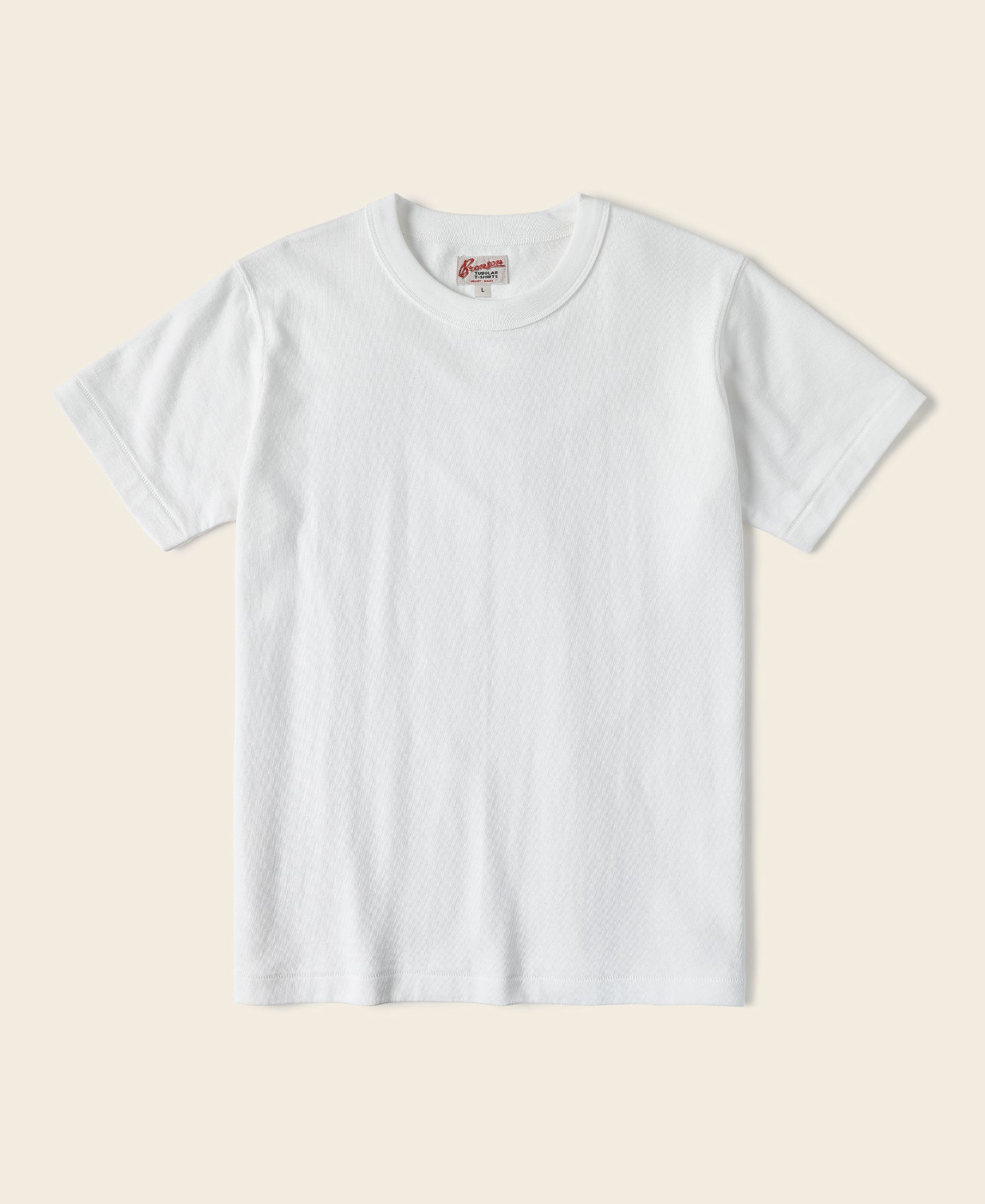 Bronson Mfg. Co. Loopwheel Tubular Athletic T-Shirt - White