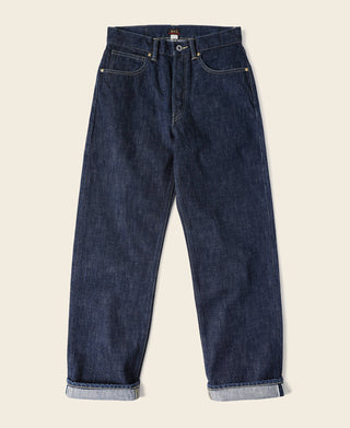 WWII Simplified Model Cowboy Selvedge Denim Jeans