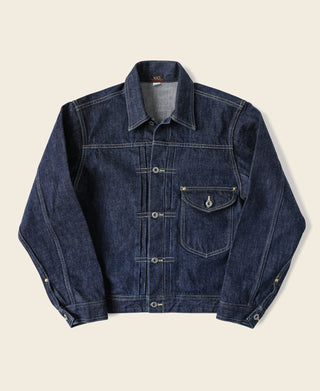 WWII Simplified Model Cowboy Selvedge Denim Jacket