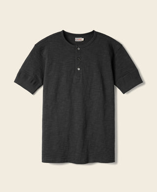 Henley T-Shirt in Black