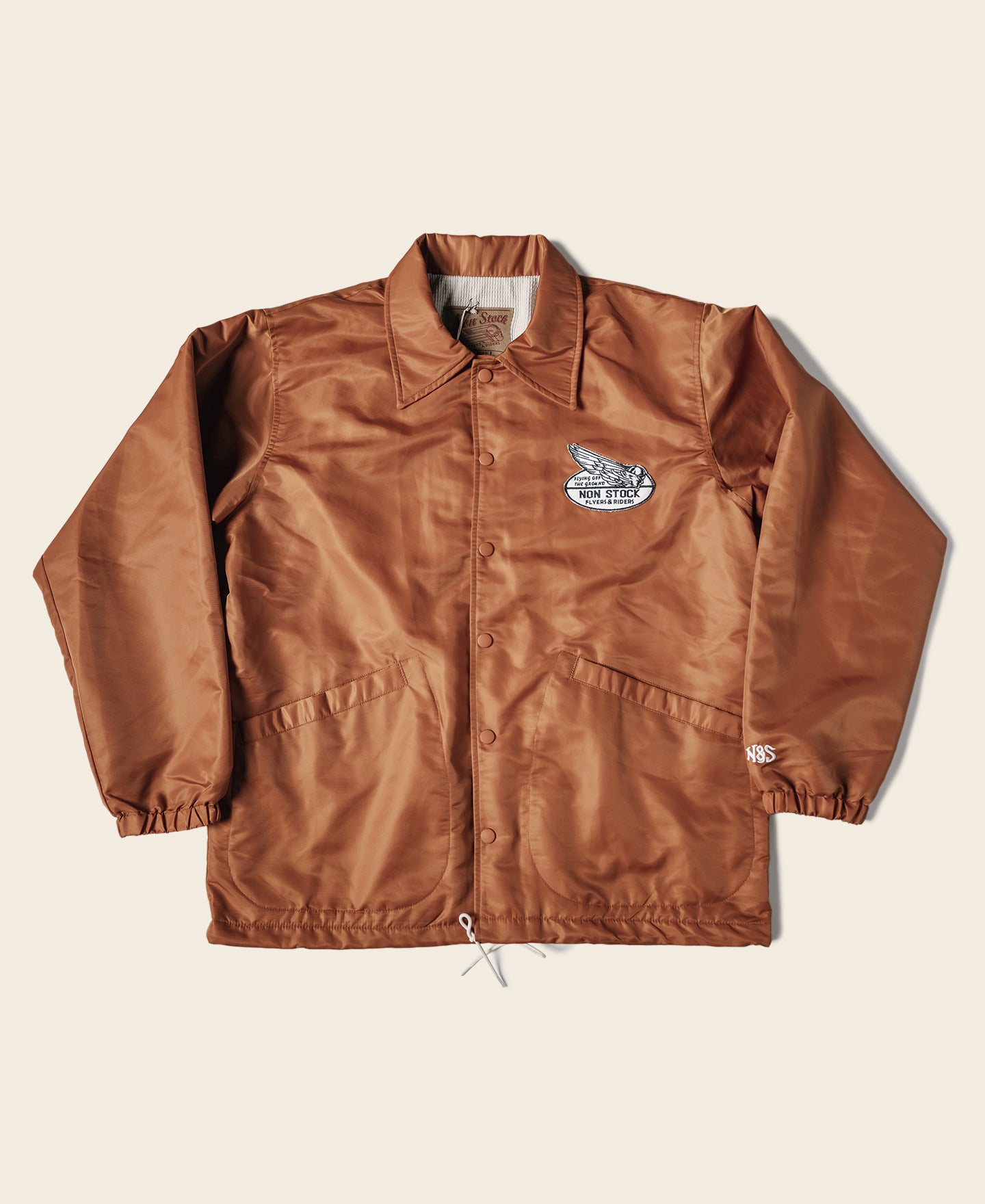 Logo-Appliqued Nylon Coach Jacket - Orange | Bronson