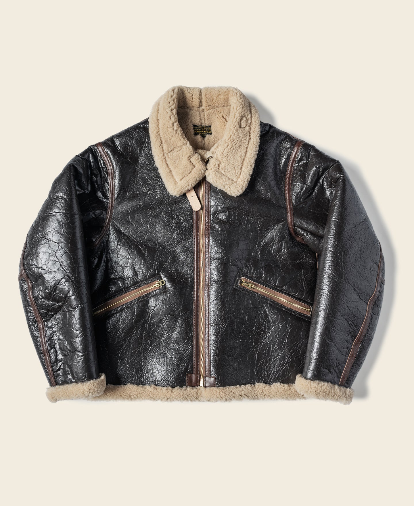 Usaaf Jacket USAAF Type D-1 Mechanics Shearling Jacket | Bronson - Bronson Mfg. Co.