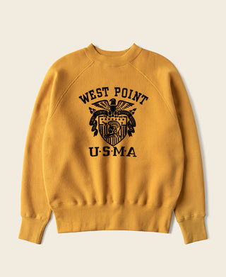 Heavyweight USMA Raglan Sweatshirt - Yellow