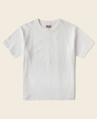 Loopwheel Tubular Athletic T-Shirt - White