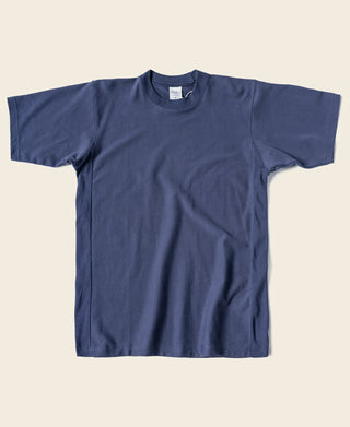 10.6 oz Reverse Weave T-Shirt - Navy