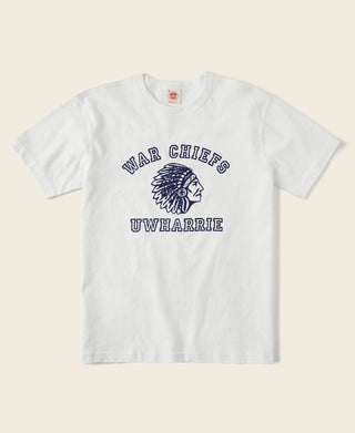 Retro War Chief Graphic T-Shirt - White