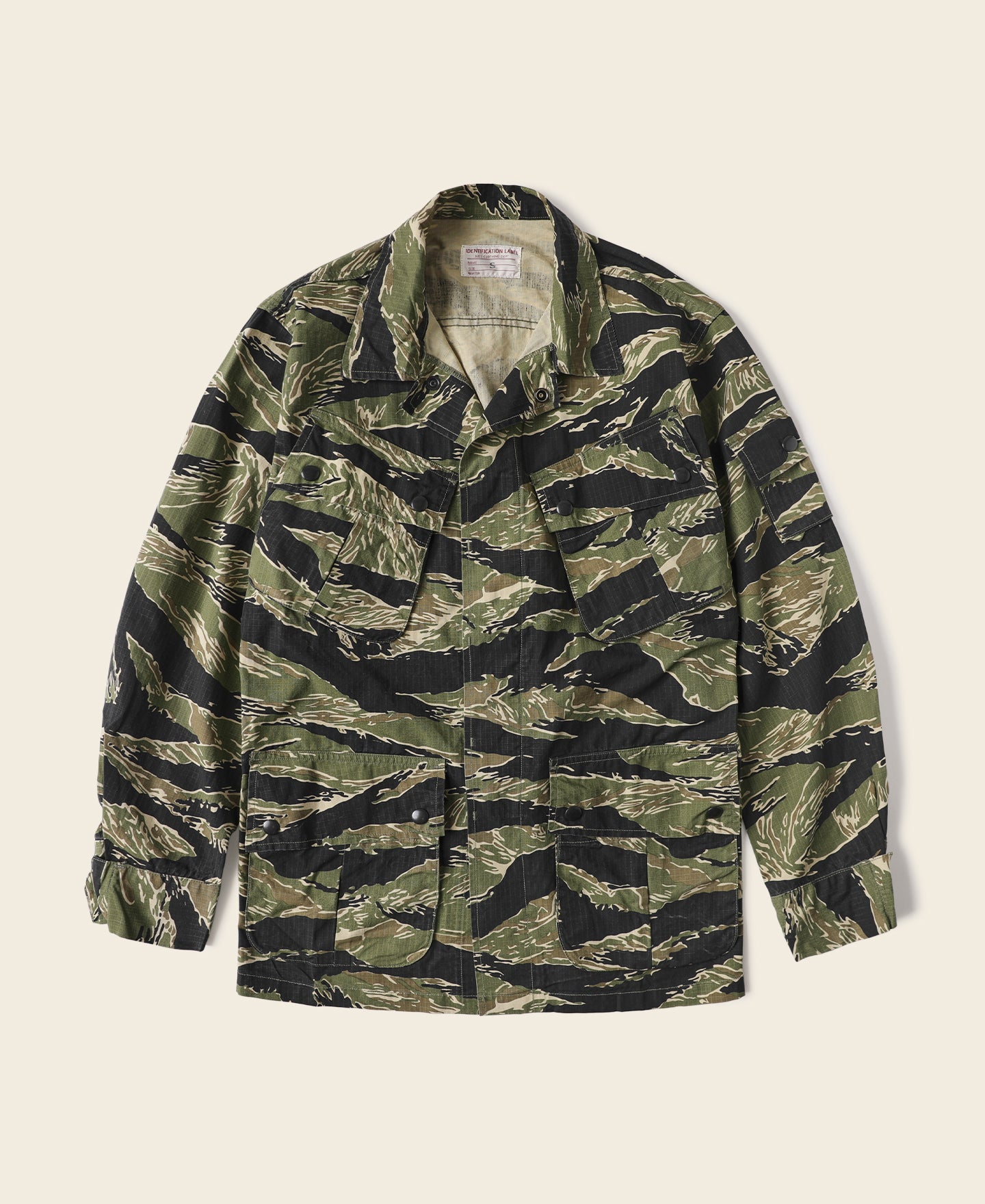 Tiger Stripe Camo Tropical Jungle Fatigue Jacket US Army 5th TCU