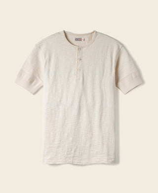 Henley T-Shirt in Apricot