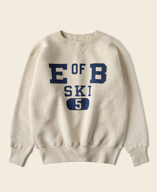 1940s Heavyweight SKI V-Inset Sweater - Apricot