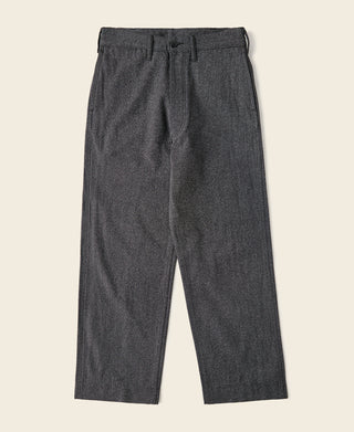 1940s Covert Salt & Pepper Trousers