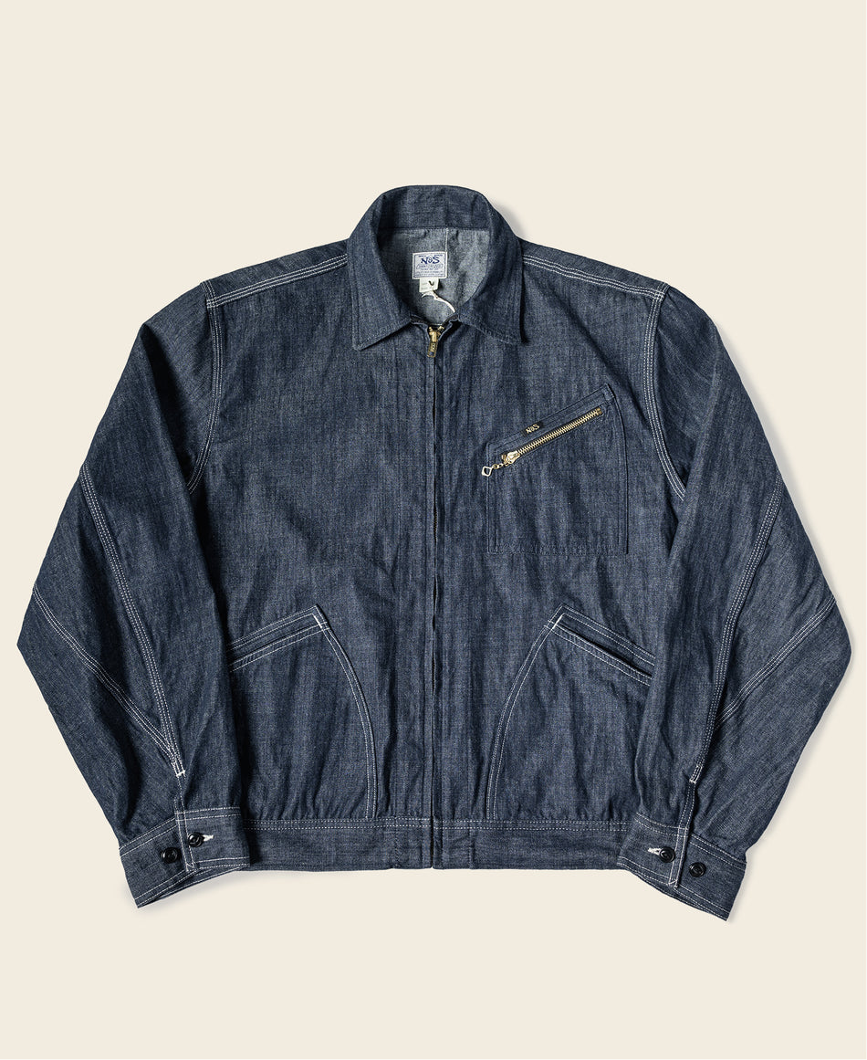 Bronson Dark Denim Faux Fur Hooded Jacket main image 1