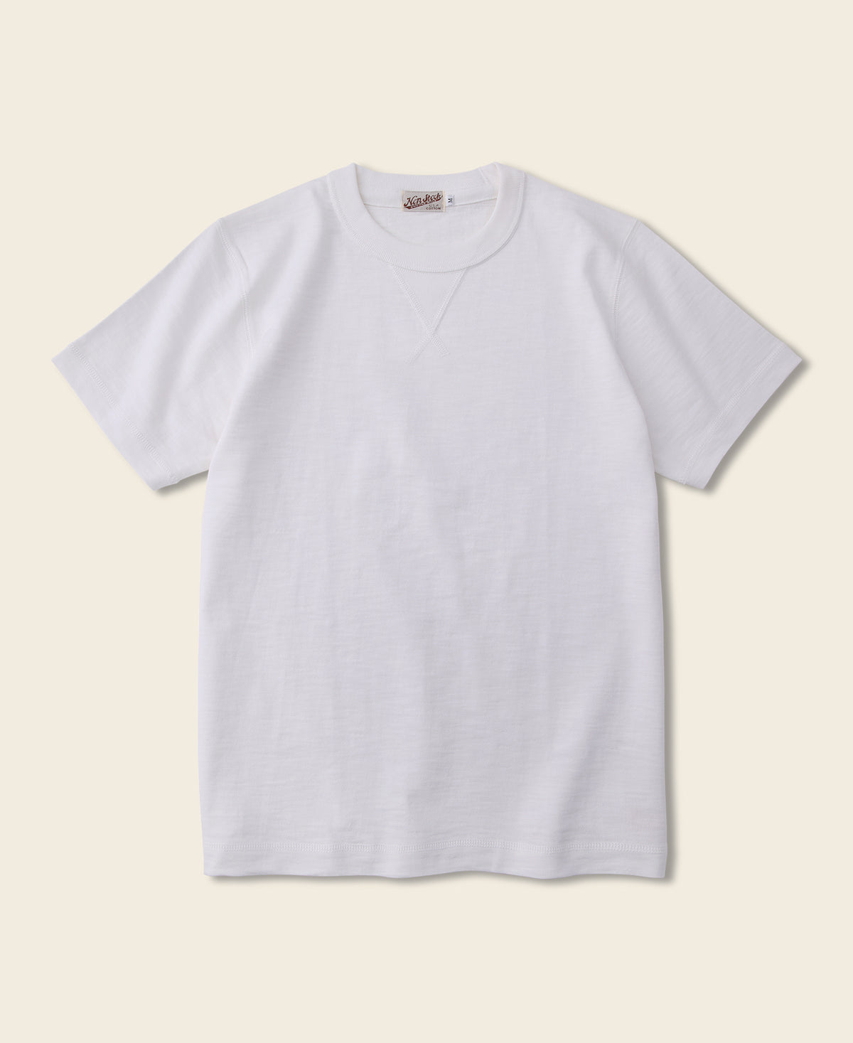 10.5 oz US Cotton Tubular Gusset T-Shirt - White