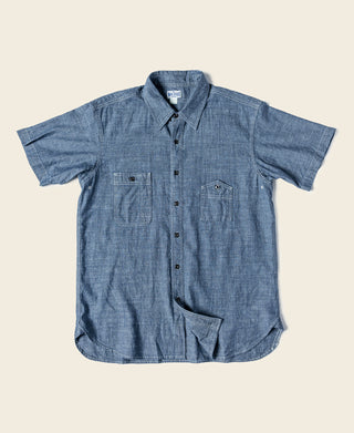 1943 Slub Cotton Chambray Work Shirt